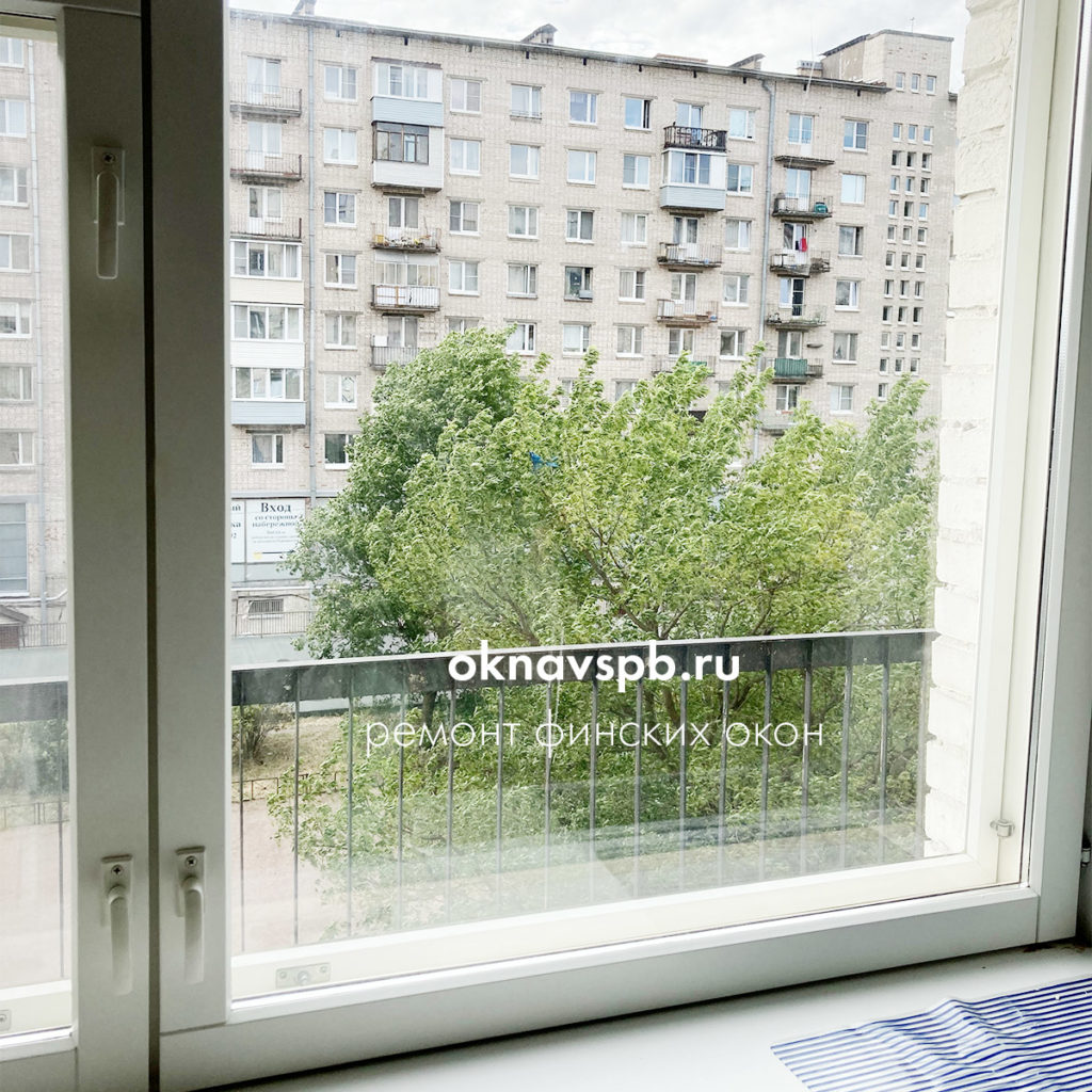 Финское окно после реставрации